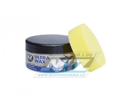 Konzervan pasta s voskem pro obnovu lesku karoserie K2 Ultra Wax (obsah 250g)